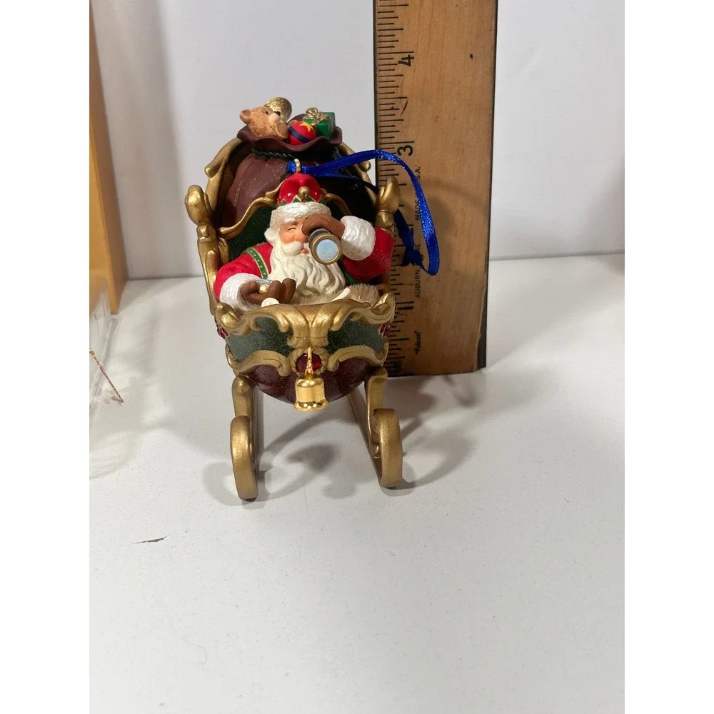 Hallmark Keepsake Club Exclusive Ornaments 2003 Skating 2004 Plotting The Course